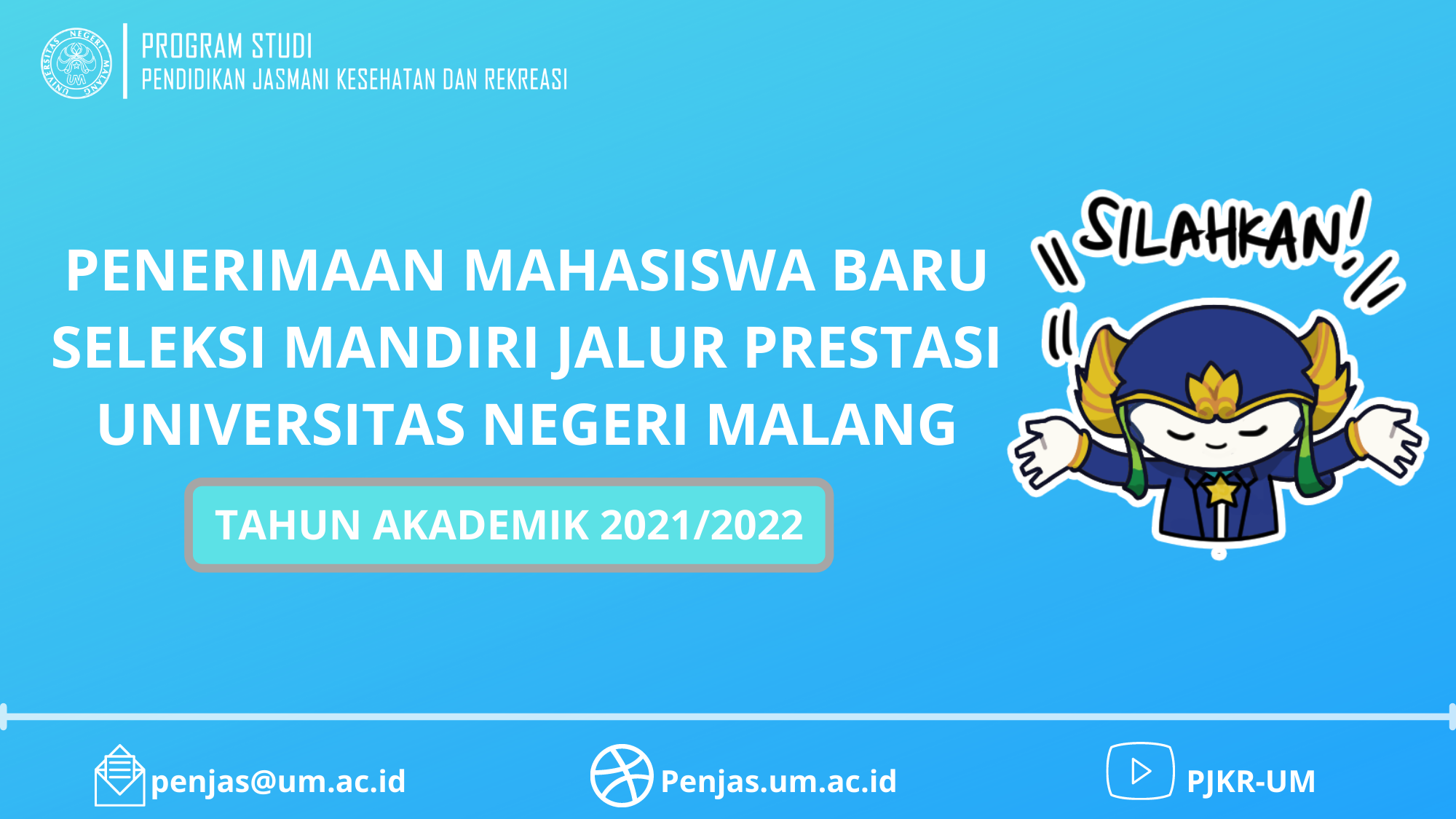 Penerimaan Mahasiswa Baru Seleksi Mandiri Jalur Prestasi