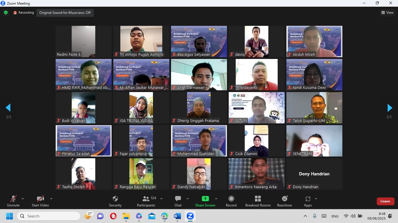 WEBINAR NASIONAL PJKR 2023